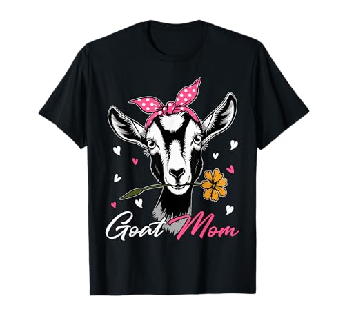 Cute Goat Mom Mother's Day T-Shirt