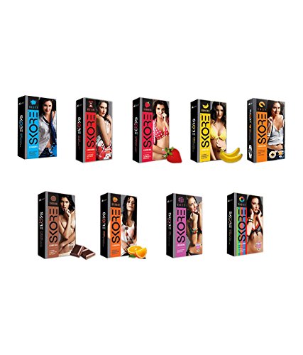 Skore Condoms Special Multi Variety Condoms Combo - 10 Count (Pack of 9)-picture-15
