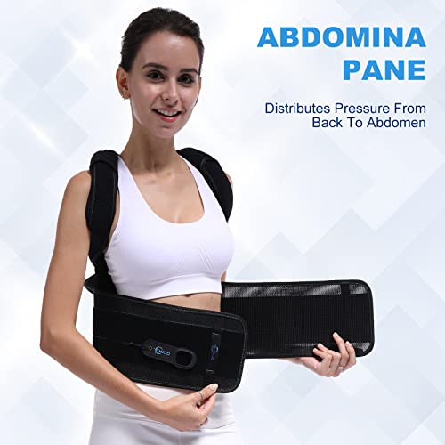 Tlso Thoracic Full Back Brace- Thoracic Lumbar Sacral Orthotic, Compression Fractures, Upper Spine Injuries,Pre Or Post Surgery With Hard Lumbar Support For Men And Women (L/Xl) #TOP3