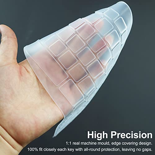 K860 Logitech Keyboard Cover Silicone, Keyboard Cover For Logitech K860 Ergonomic Wireless Keyboards, Waterproof Dustproof Logitech Keyboard Skin Ultra-Thin Easy To Clean (Transparent) #TOP3