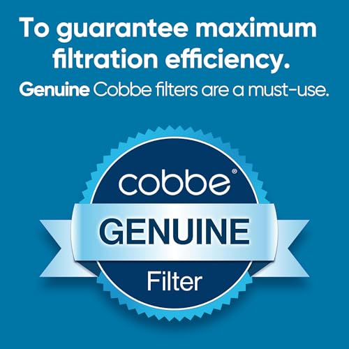 Image of Cobbe 4 Pack Replacement Filters for Handheld Shower Head - Filters Over 99% Of Chlorine - Water Softener Filters Beads for Hard Water