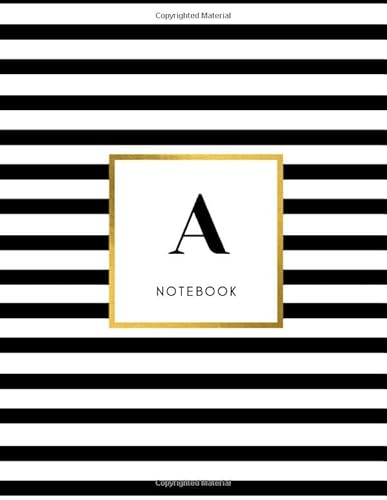A Notebook: Notebook Journal, Classic Ruled Notebook, Matte Finish with 120 Pages, 8.5