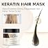 Grospe Professional Keratin Hair Mask - Hair Treatment Mask for Dry Damaged Hair - Repair Nourishment Beauty - All Hair Types Masque - 3.5 OZ