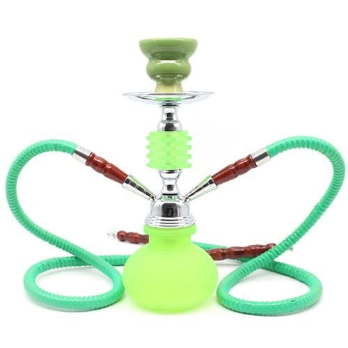 ^oR V[V t[J { Shisha Hookah pCv ȃpvL^~jTCY V[V { z[X NHMTV[V(Green,Double Tube)