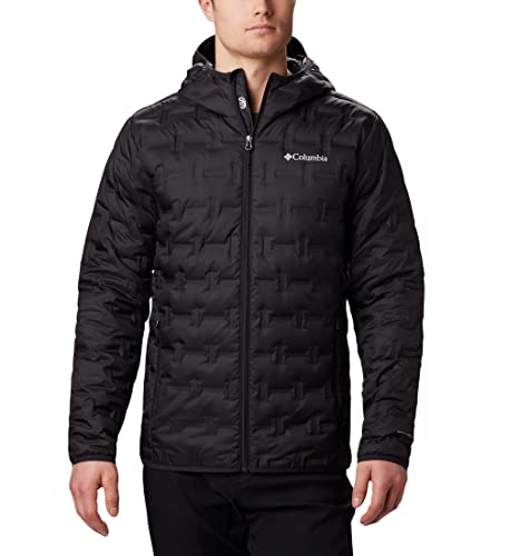 Image of Columbia Men Omni-Heat Reflective Delta Ridge Hooded Hiking and Trekking Down Jacket