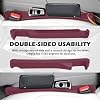 YGDMD 2PCS Car Seat Gap Filler Organizer,3 in 1 Car Seat Side Gap Filler with Hook for Avoiding Dropped Items,Universal No Drop Seats Guard for Filling Gaps 1.37-1.49 Inch Wide (Red) #4