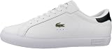 Lacoste PowerCourt Flat Trainers, White, 6.5 UK - 2