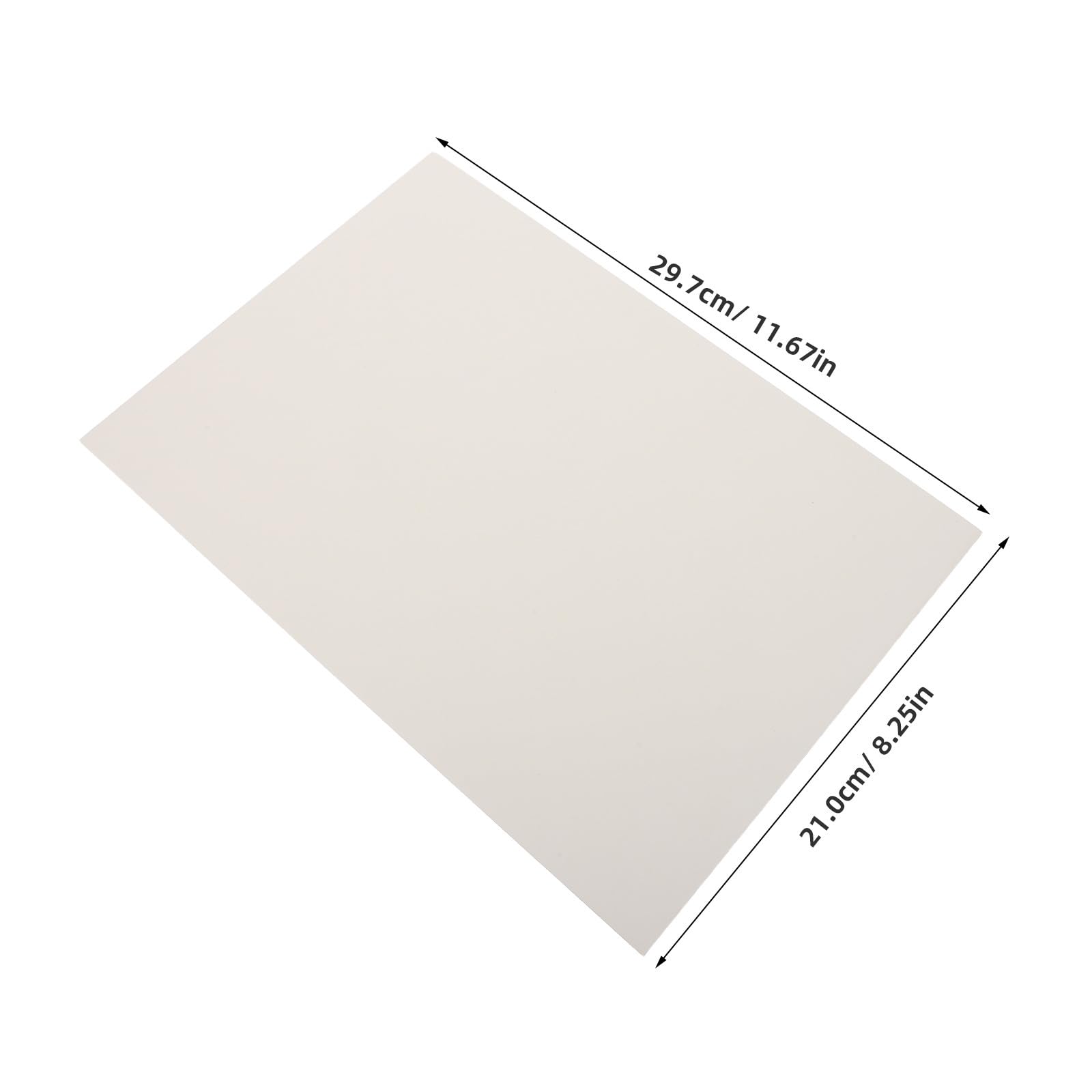 DOITOOL 100 szt. grubego kartonu, papier okładkowy w kolorze kości słoniowej, format A4