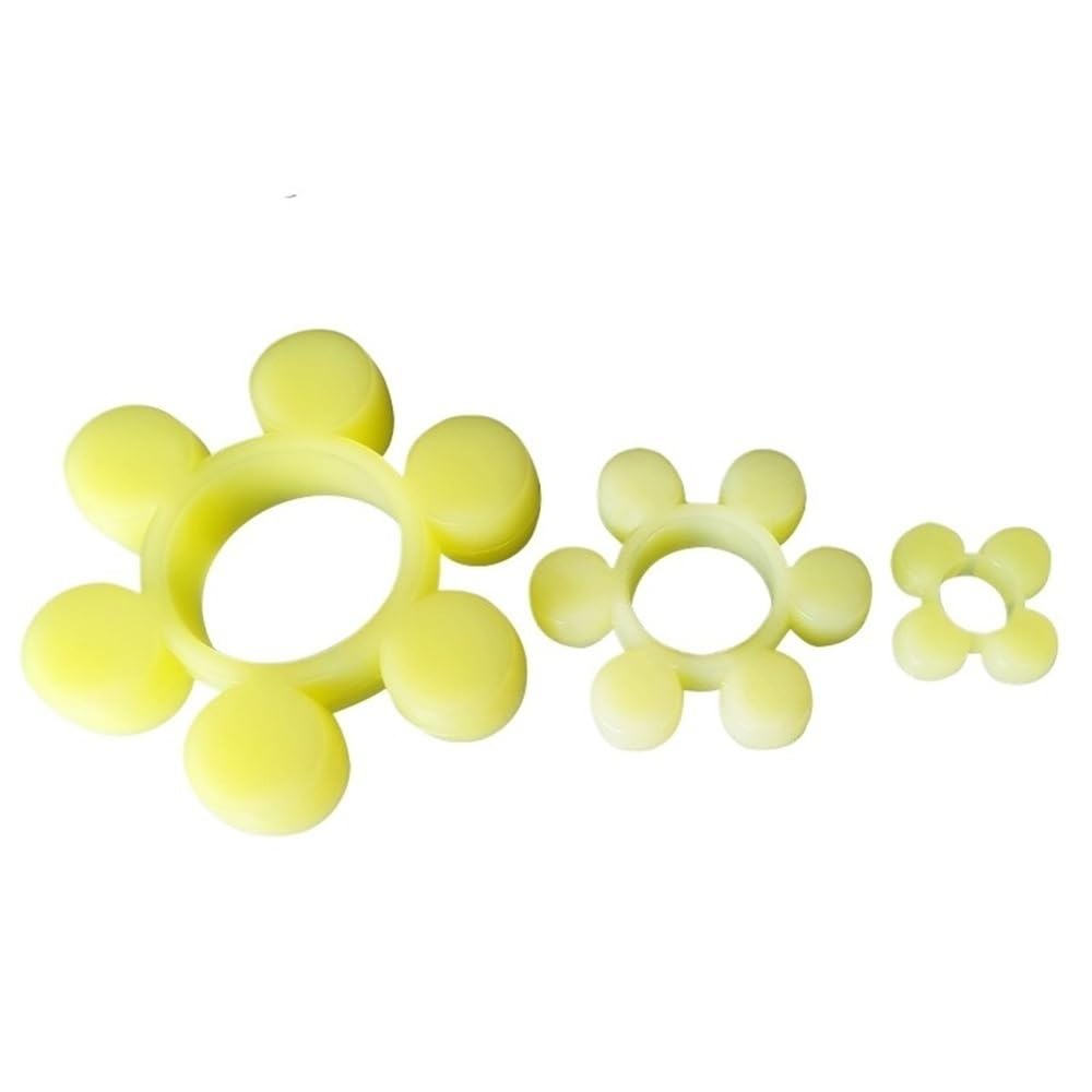 Cuscino di accoppiamento Giunto elastico in poliuretano, rondella esagonale a forma di fiore prugna, MT1 MT5 MT10