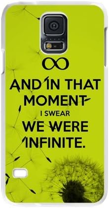 And in That Moment I Swear We Were Infinite Love Quote Personalized Durable Plastic Case for Samsung Galaxy S5 (Laser Technology)