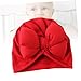 UTHCLO Boy Girl Cap Bowknot Fashionable Headdress Polyester Cotton Photo Props Red