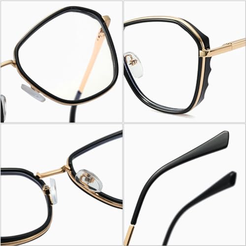 Montures de lunettes en métal légères contre la fatigue et les marques