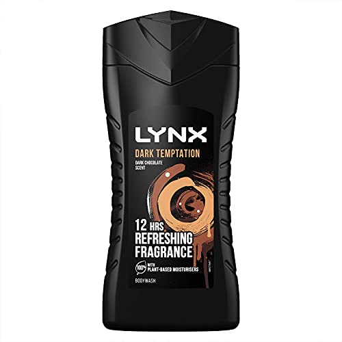 Lynx Dark Temptation Shower Gel, 225 ml, Pack of 6