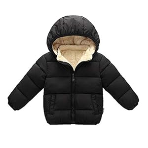Toddler Baby Hooded Down Jacket Boys Girls Kids Thicken Warm Winter Coat Outerwear 1-7t