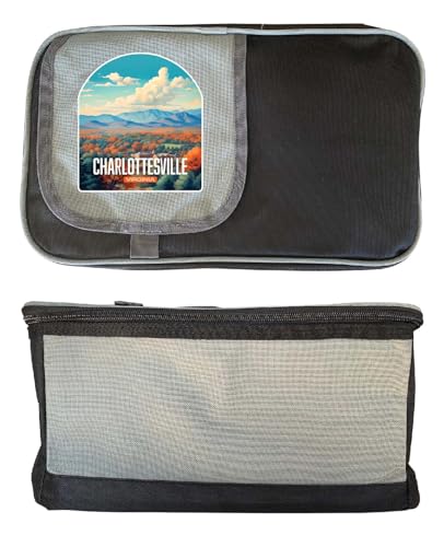 Charlottesville Virginia Design B Souvenir Cooler 9 pack