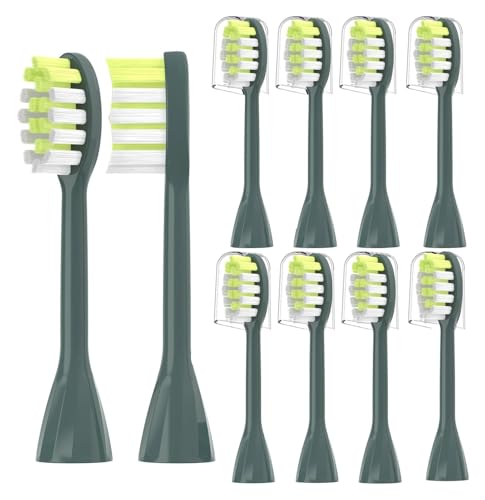 4�p�b�N�����p���u���V�w�b�h�APh One Soni Care�d�����u���V�w�b�h HY1100 HY1200 BH1022�ɑΉ�(8pcs Sage)