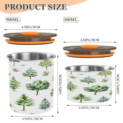 Contenedor Hermético de Acero Inoxidable para Café 17oz miniatura 3