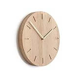 manguun damenuhr schwarz Farbe: Messing Applicata Wanduhr Watch:Out Eiche Messing