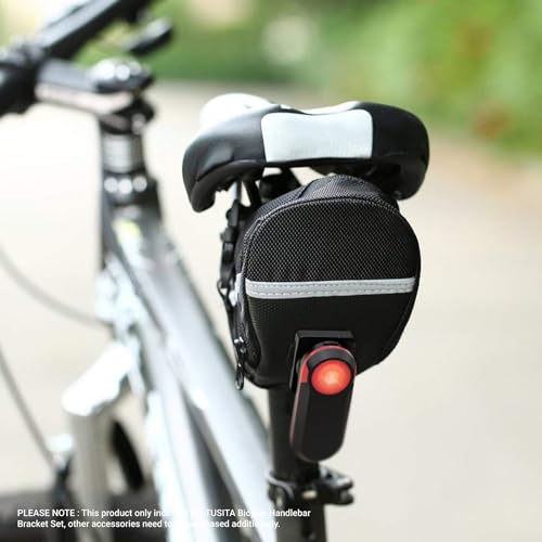 TUSITA Suporte de clipe para bolsa de selim de ciclismo (compartimento grande) compatível com Garmin