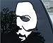 Crawford Graphix Michael Myers Creepy Half Face Decal Scary Horror Movies Awesome Fun Cool Creepy Halloween Sticker (5.5