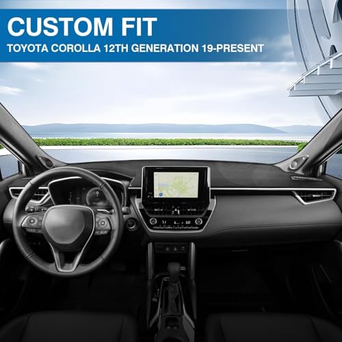 Alfombrilla de salpicadero para Toyota Corolla 2019-2024 interior accesorios 3