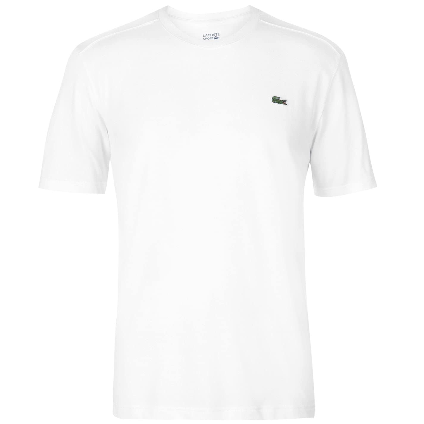 Lacoste Herren T-Shirt Rundhals TH2038, Männer Basic Tshirt,Tee,Regular Fit,Weiß,11 (6XL)
