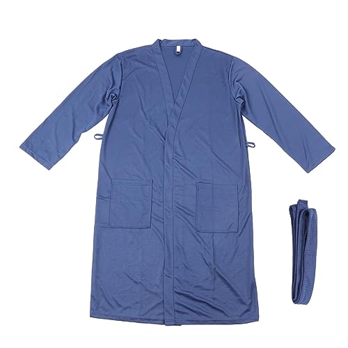 Bata para hombre de longitud completa y albornoz absorbente para hotel