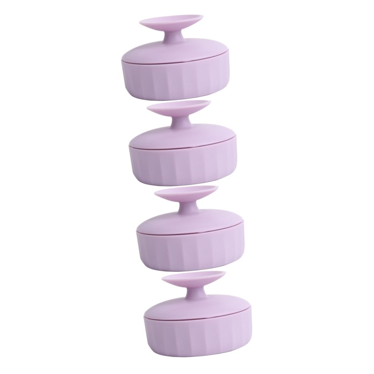 ABOOFAN 4stücke Dual-use Makeup Brush Cleaning Box Reinigungstool Für Make-up Pinsel Sanfte Und Effektive Und Wiederverwendbar Für Augen Und Gesichtspinsel