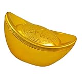 lingote de oro yuan bao Esta delicada decoración es simple pero elegante con un diseño de forma única.