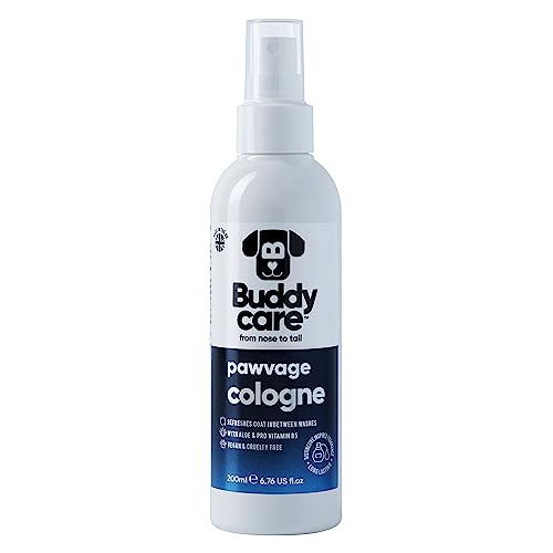 Buddycare Dog Cologne - Pawvage - Colonia perfumada distintiva e inspirada para perros - Refresca entre lavados de perros 200 ml (paquete de 1)