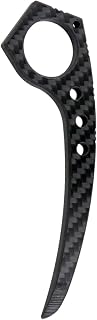Fixed Blade Claw Knife, Carbon Fiber Tactical EDC Tool, Combat Pocket Trainer Tool, No Cutting Edge, for Practice Training and Play (Carbon Fiber 3K)