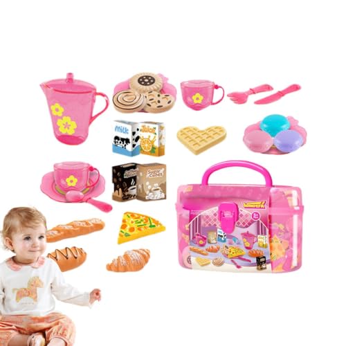 Juego de cocina para niños pequeños con accesorios de cocina de juguete