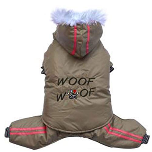 Doggydolly W407 - Traje de Nieve 3 en 1 para Perros Cappuccino