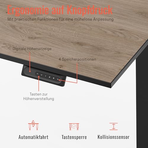 Yaasa Desk Essential Höhenverstellbarer Schreibtisch