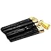 1 (ONE) Black Tourmaline Pendant - Gold Plated - Healing Stone Metaphysical Rp Exclusive COA AM8B10-07