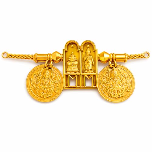 SRIMATHI JEWELLERS Venduthal Thali with Lakshmi Coins