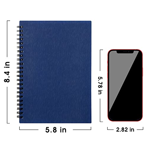 3 Pack A5 Spiral Notebook Journal Spiral Bound Notebook 5 X 7 Plastic Hardcover Small Spiral Notebook College Ruled Professional Work Notebooks Note Taking Notebook For School #TOP3