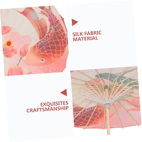 Parasol ligero de bambú para resolver la decoración de bodas y bailes 3