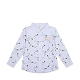 Steiff Boy's Hemd Hemdkragen Langarm Blouse, Chambray Blue, 98