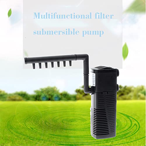 SOUSLOW Pompa sommergibile con Filtro per Acquario 3 in 1 con Asta di spruzzatura, Pompa con Filtro Integrata, Adatta per Piccoli acquari/acquari per Tartarughe/acquari, 5W - Image 5