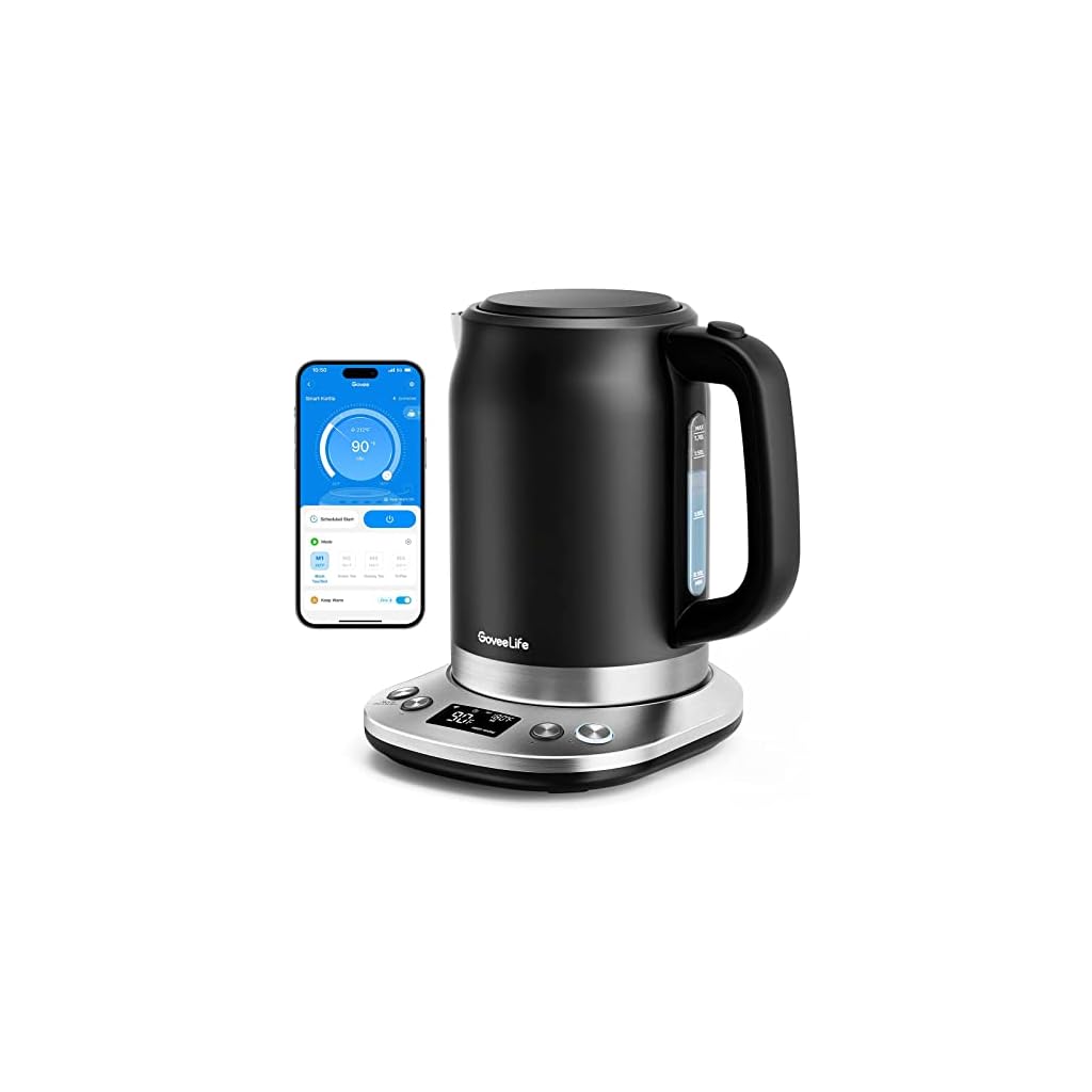 Govee Life Smart Electric Kettle Temperature Control, WiFi Electric Tea
