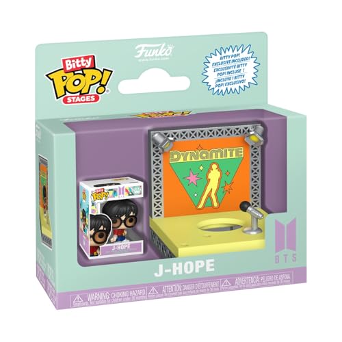 Funko Pop! Bitty Stages: BTS - Dynamite - J-Hope - Collectable Vinyl Figure - Gift Idea - Official Merchandise - Toys for Kids & Adults - Kpop Fans