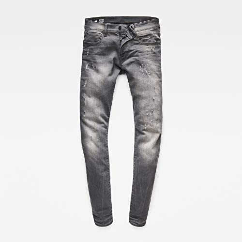 G-STAR Herren Revend Skinny Jeans, Grau (lt Aged Destroy 51010-6132-1243), 28W / 34L 4