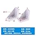 ADPVRLUQ 2 Pcs 2020 2028 2040 3030 3060 4040 Angle Accessories Angle Aluminum L Connector Bracket Fasteners Matching Use Industrial Aluminum Profiles(2040)