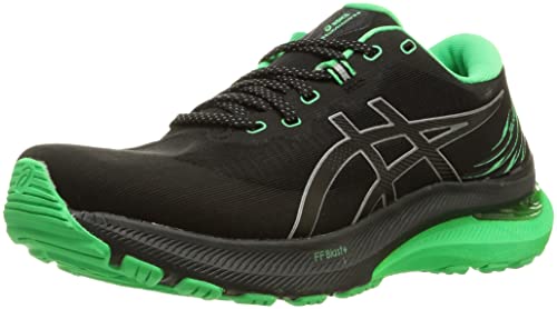 ASICS Gel-Kayano 29 Lite-Show, Running Shoe Hombre, Black/New Leaf, 45 EU