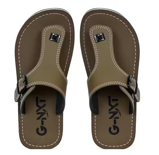 Image of Men's Stylish Flip Flops Slippers Comfortable Slip On Casual Pair Rubber Sole Daily Use Outdoor Sandals 01