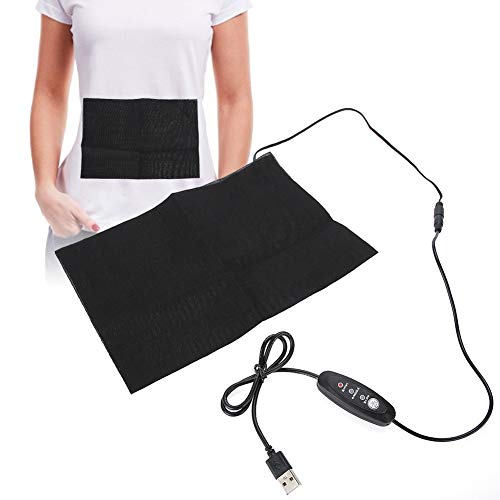 Ceinture chauffante,Chauffage électrique pour le ventre et la taille avec port de charge USB,soulager des douleurs lombaires, abdominales, jambes