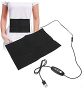 Coussin chauffant, tapis chauffant électrique en tissu de chargement USB avec 3 niveaux de température...