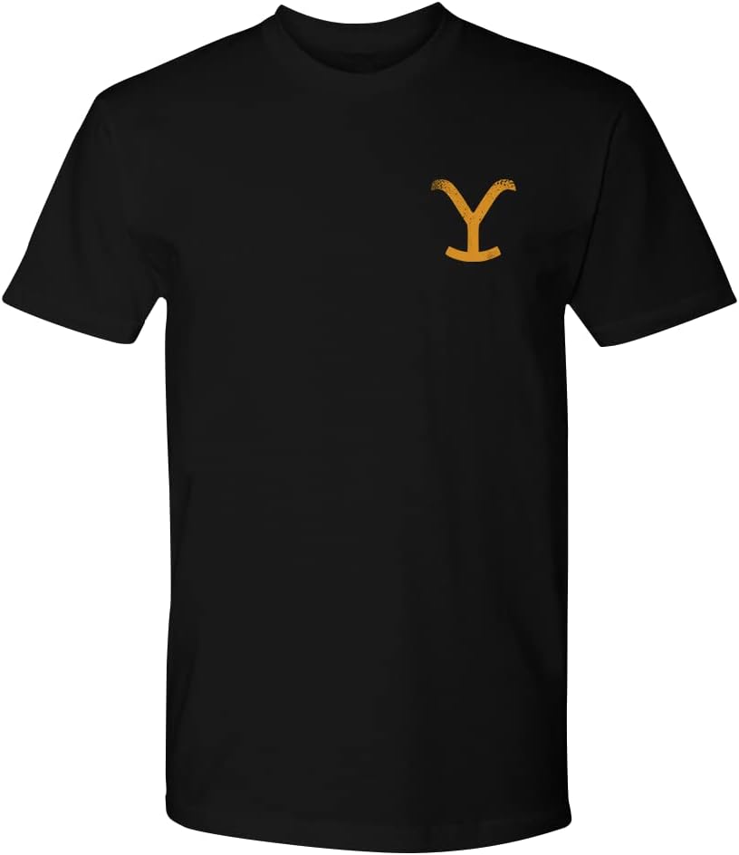 PARAMOUNT NETWORK Yellowstone Take 'Em to The Train Station Adult Short Sleeve T-Shirt - Officially Licensed