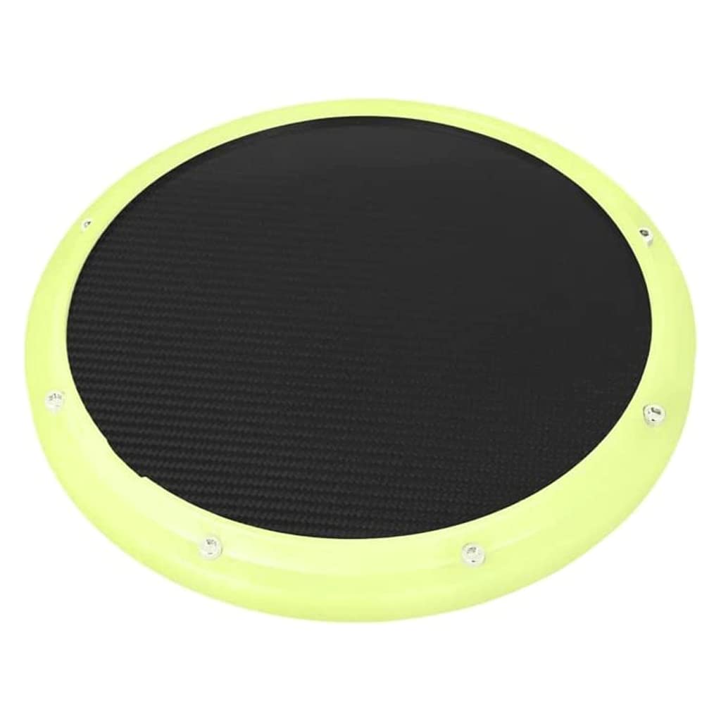 LIOONS Tambour en Fiber de Carbone Tambour muet Tambour Silencieux Tambour éthéré Rond Portable Tambour à Main Tapis antidérapant Tambour d'entraînement Tambour de chaman